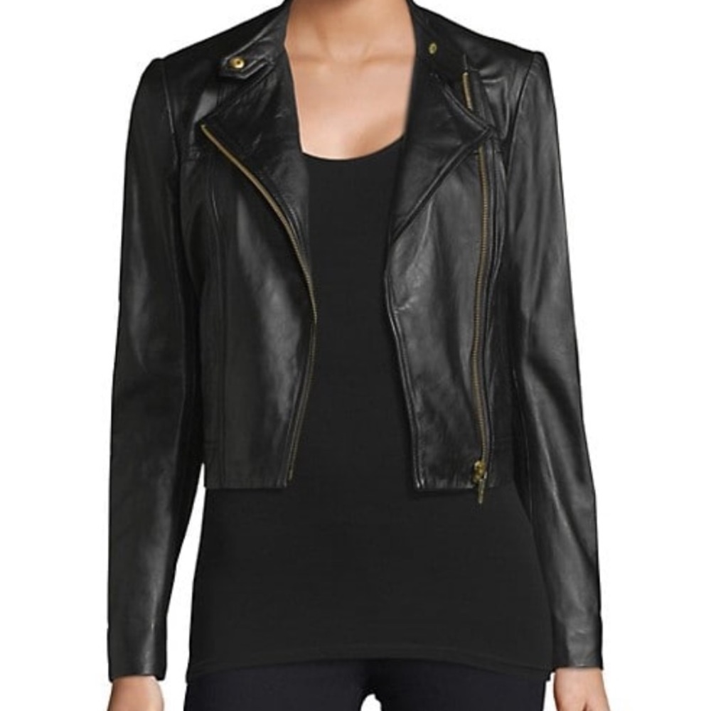 Leather Michael Kors Jacket